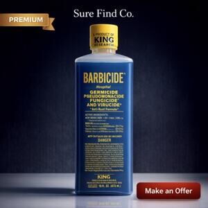 Barbicide Hospital Germicide Disinfectant Concentrate AntiRust Formula NEW 16oz